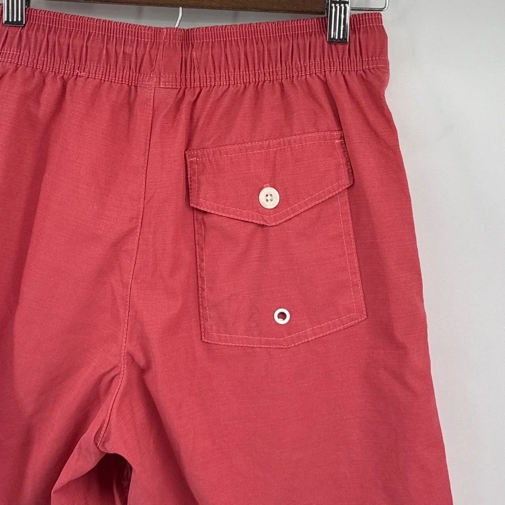 Goodthreads Mens Swim Trunks Red 7 Inch Inseam Mesh Lined Size XS